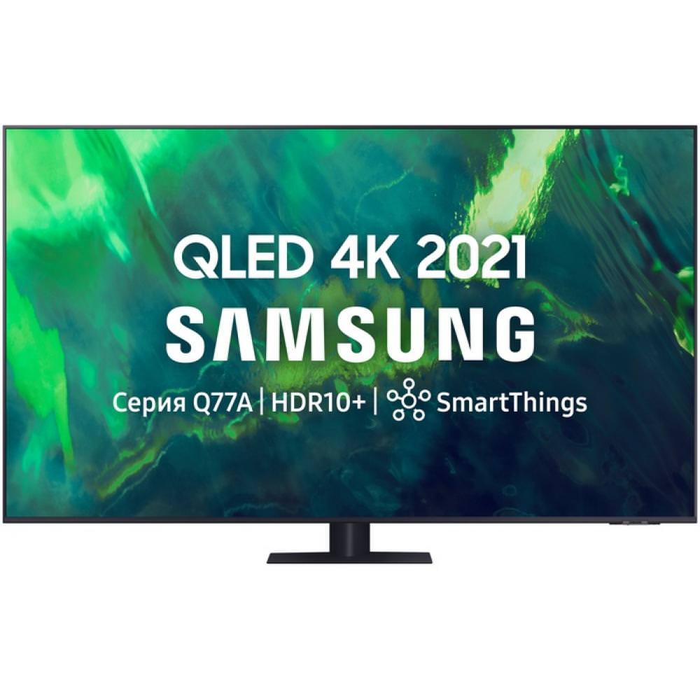 4K QLED телевизор Samsung QE55Q77AAUXRU