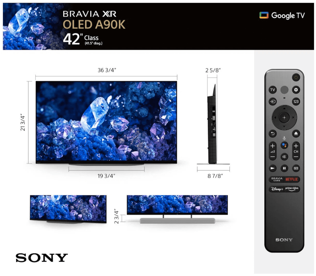 4K LED телевизор Sony XR-42A90K
